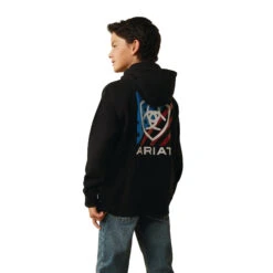Ariat Ariat Boy's Americana Block Hoodie C4