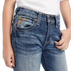 Ariat Ariat Boy's B5 Slim Cutler Stackable Straight Leg Jean -Ariat ariat ariat boys b5 slim cutler stackable straight 4