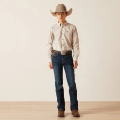 Ariat Ariat Boy's Beau Classic Fit Button Down Shirt -Ariat ariat ariat boys beau classic fit button down shir 2