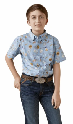 Ariat Ariat Boy's Maurico Classic Fit Button Down Shirt