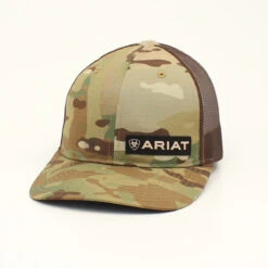 Ariat Ariat Camo Logo Snap Back Cap