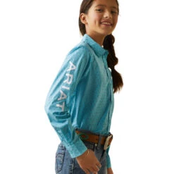 Ariat Ariat Girl Team Kirby Button Down Shirt -Ariat ariat ariat girl team kirby button down shirt 2
