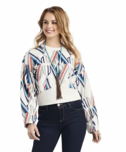 Ariat Ariat Ladies Chimayo Cropped Sweatshirt