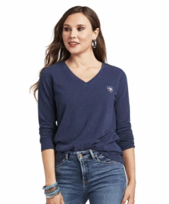 Ariat Ariat Ladies Navy Thunderbird Shirt