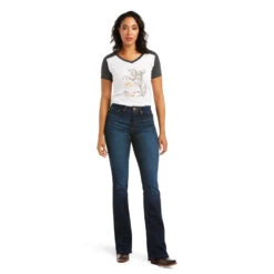 Ariat Ariat Ladies R.E.AL. High Rise Ballary Boot Cut Jean -Ariat ariat ariat ladies real high rise ballary boot cut 2