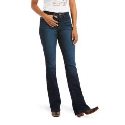 Ariat Ariat Ladies R.E.AL. High Rise Ballary Boot Cut Jean -Ariat ariat ariat ladies real high rise ballary boot cut 3