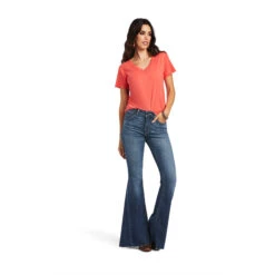 Ariat Ariat Ladies R.E.A.L. High Rise Kalani Extreme Flare Jean -Ariat ariat ariat ladies real high rise kalani extreme f 4