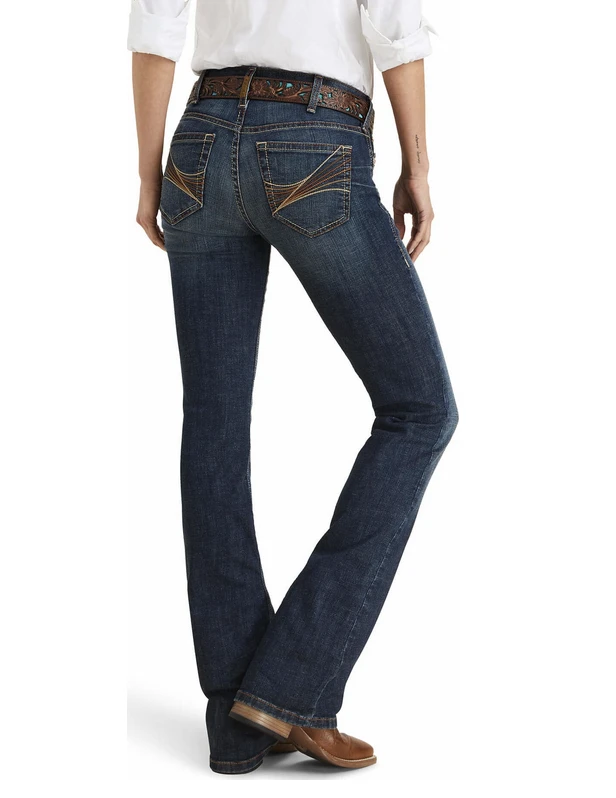 Ariat Ariat Ladies R.E.A.L. Mid Rise Amora Boot Cut Jean 1 Ariat Ariat Ladies R.E.A.L. Mid Rise Amora Boot Cut Jean
