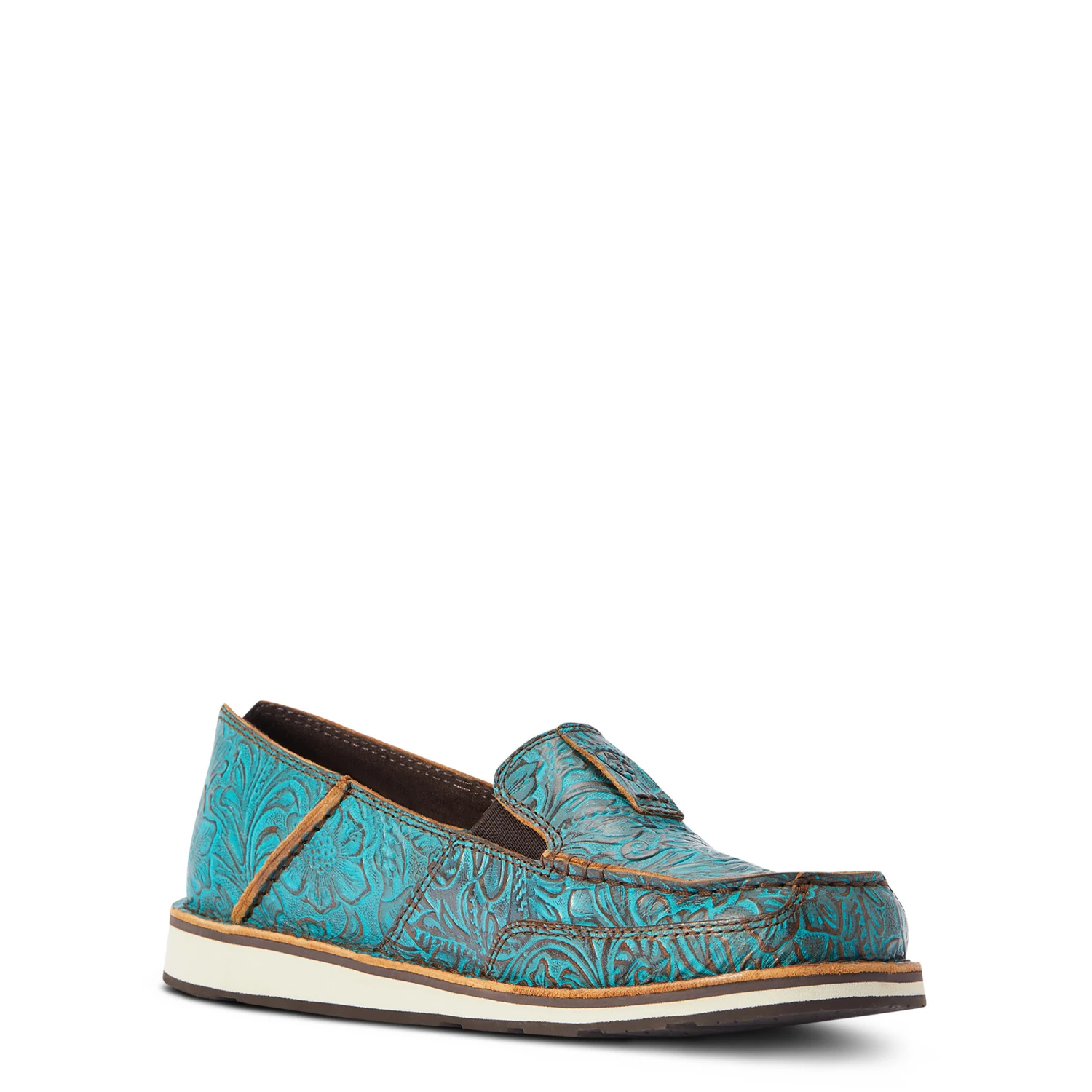 Ariat Ariat Ladies Turquoise Floral Cruiser 4 Ariat Ariat Ladies Turquoise Floral Cruiser - Image 4