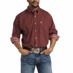 Ariat Ariat Men's Adley Holly Berry Shirt