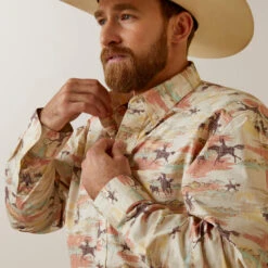 Ariat Ariat Men's August Classic Fit Button Down Shirt -Ariat ariat ariat mens august classic fit button down sh 3