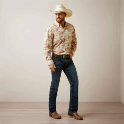 Ariat Ariat Men's August Classic Fit Button Down Shirt -Ariat ariat ariat mens august classic fit button down sh 4