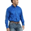 Ariat Ariat Men's Blue Twill Team Long Sleeve Shirt
