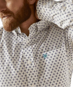 Ariat Ariat Men's Boone Fitted Button Down Shirt -Ariat ariat ariat mens boone fitted button down shirt 3