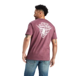 Ariat Ariat Men's Burgundy Arrowhead 2.0 Tee