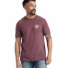 Ariat Ariat Men's Burgundy Minimalist Tee