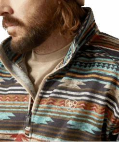 Ariat Ariat Men's Caldwell 1/4 Zip Sweater 6 Ariat Ariat Men's Caldwell 1/4 Zip Sweater -Ariat ariat ariat mens caldwell 1 4 zip sweater 2