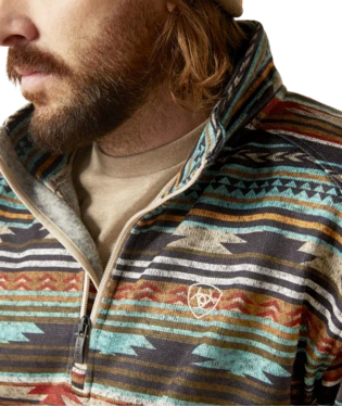 Ariat Ariat Men's Caldwell 1/4 Zip Sweater 3 Ariat Ariat Men's Caldwell 1/4 Zip Sweater - Image 3