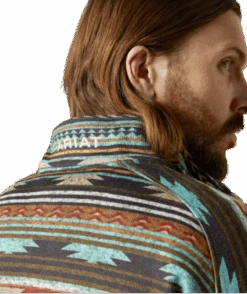 Ariat Ariat Men's Caldwell 1/4 Zip Sweater 7 Ariat Ariat Men's Caldwell 1/4 Zip Sweater -Ariat ariat ariat mens caldwell 1 4 zip sweater 3