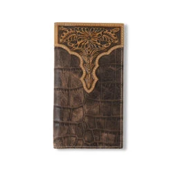 Ariat Ariat Men's Croc Print Rodeo Wallet
