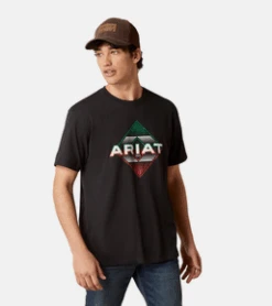 Ariat Ariat Men's Durango Diamond Black Tee