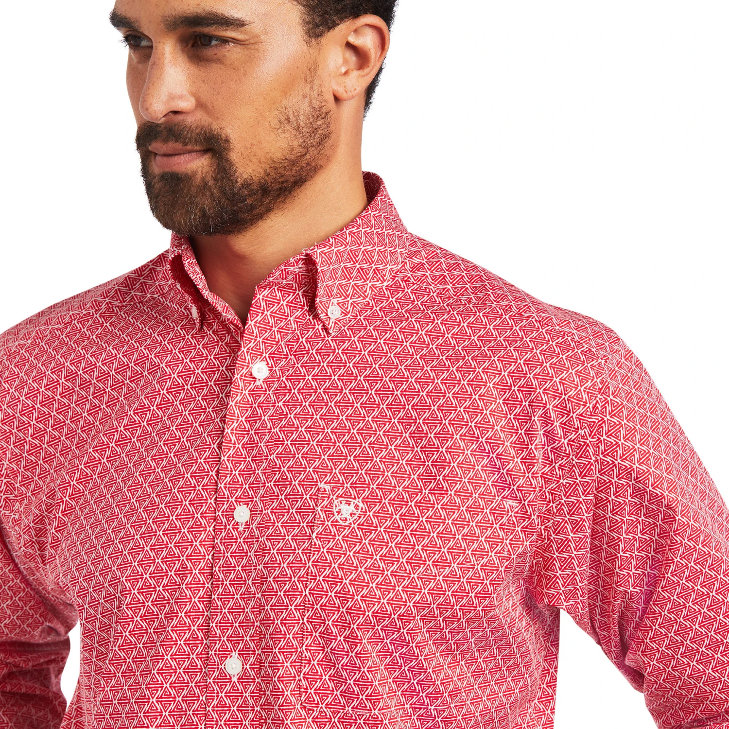 Ariat Ariat Men's Fabio Stretch Classic Fit Button Down Shirt 4 Ariat Ariat Men's Fabio Stretch Classic Fit Button Down Shirt - Image 4