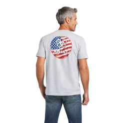 Ariat Ariat Men's Flag Circle T-Shirt -Ariat ariat ariat mens flag circle t shirt 3