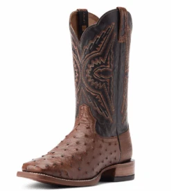 Ariat Ariat Men's Full Quill Ostrich Broncy Cinnamon Boo