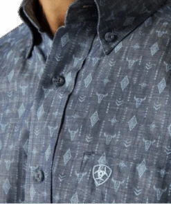 Ariat Ariat Men's Graham Classic Fit Button Down Shirt -Ariat ariat ariat mens graham classic fit button down sh 3