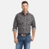 Ariat Ariat Men's Grey Paisley Snap Shirt