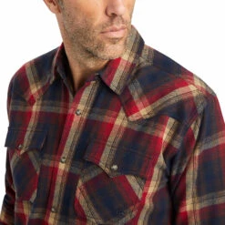 Ariat Ariat Men's Hallford Retro Fit Snap Front Shirt C4 -Ariat ariat ariat mens hallford retro fit snap front shi 1