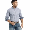 Ariat Ariat Men's Isaac Blue Long Sleeve Shirt