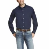 Ariat Ariat Men's Navy Button Up Shirt
