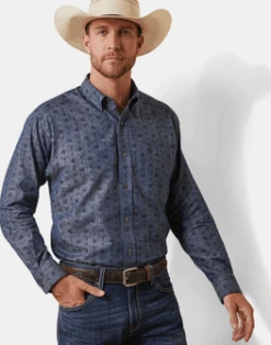 Ariat Ariat Men's Noah Chambray Western Shirt