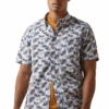 Ariat Ariat Men's Palm Leaf Short Sleeve Shirt