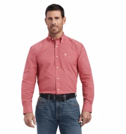 Ariat Ariat Men's Pro Series Nevin Stretch Classic Fit Button Down Shirt -Ariat ariat ariat mens pro series nevin stretch classic 1