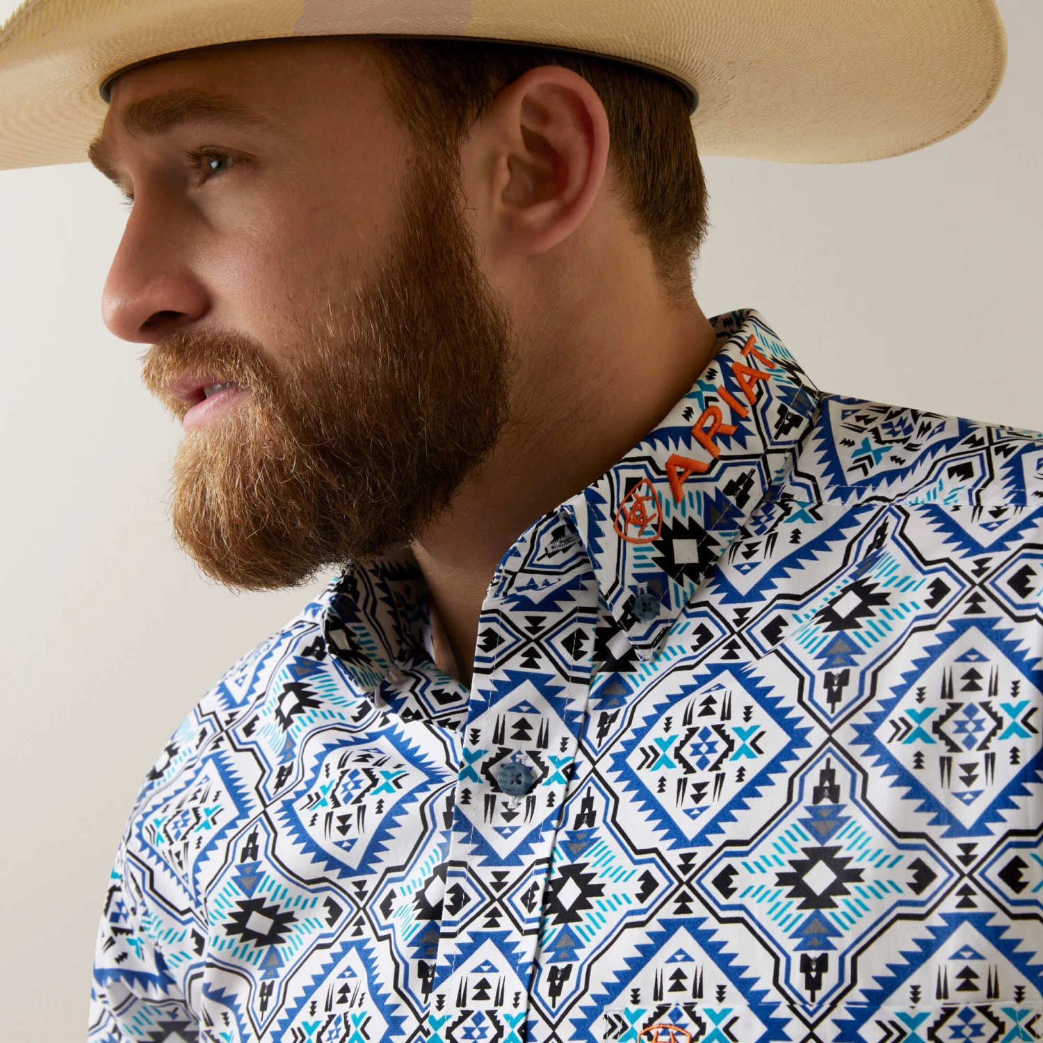 Ariat Ariat Men's Pro Series Team Deacon Fitted Button Down Shirt 3 Ariat Ariat Men's Pro Series Team Deacon Fitted Button Down Shirt - Image 3