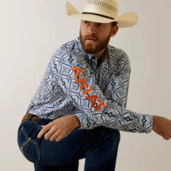 Ariat Ariat Men's Pro Series Team Deacon Fitted Button Down Shirt 9 Ariat Ariat Men's Pro Series Team Deacon Fitted Button Down Shirt -Ariat ariat ariat mens pro series team deacon fitted but 3