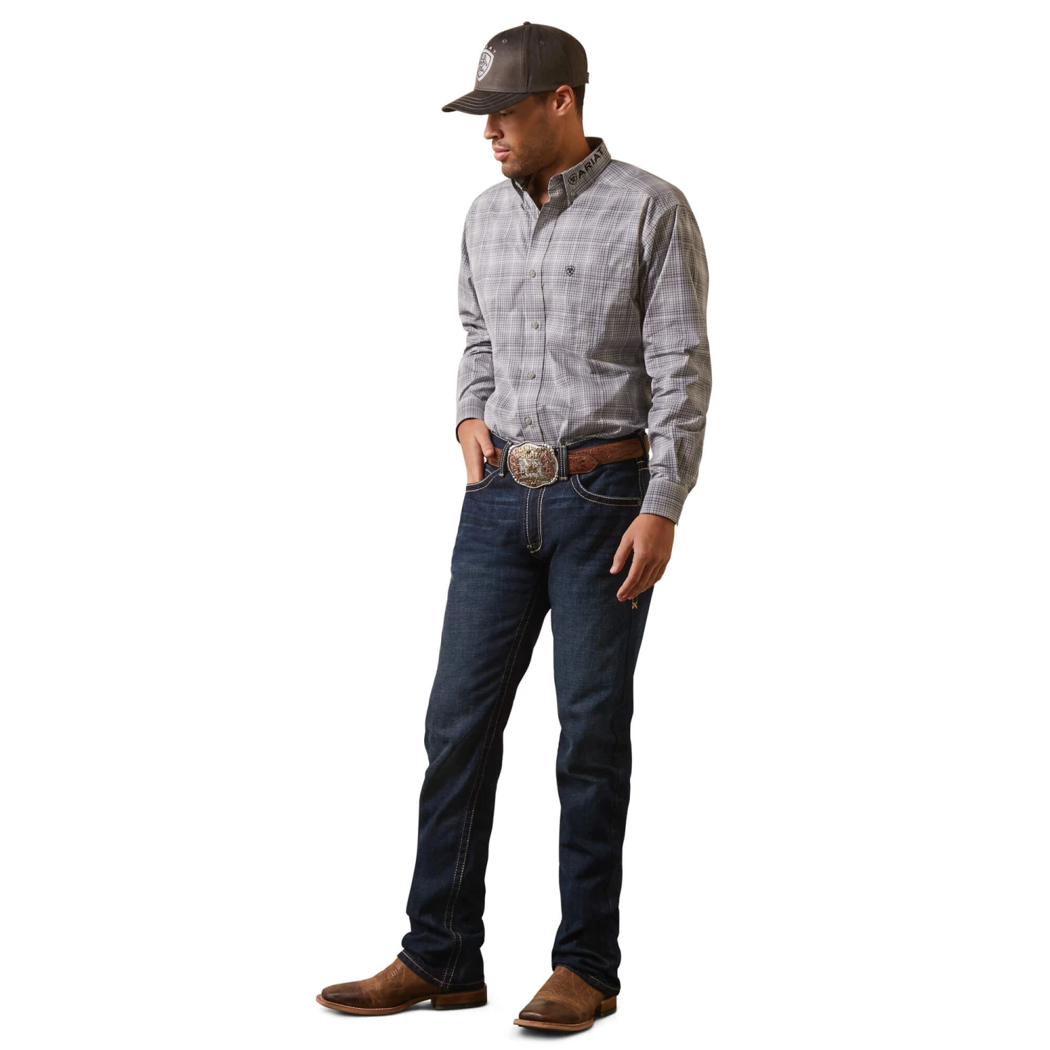 Ariat Ariat Men's Pro Series Team Houston Classic Fit Button Down Shirt 10 Ariat Ariat Men's Pro Series Team Houston Classic Fit Button Down Shirt - Image 10