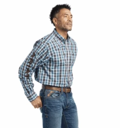 Ariat Ariat Men's Pro Team Cade Ocean Shirt