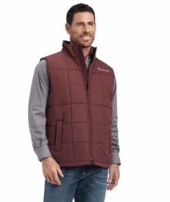 Ariat Ariat Men's Red Mahogany Crius Insulated Vest C4