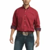 Ariat Ariat Men's Solid Red Long Sleeve Shirt