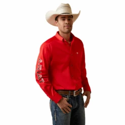 Ariat Ariat Men's Team Logo Twill Classic Fit Button Down Shirt