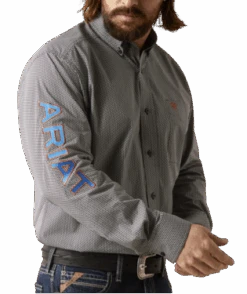 Ariat Ariat Men's Team Whitt Classic Fit Button Down Shirt -Ariat ariat ariat mens team whitt classic fit button dow 2