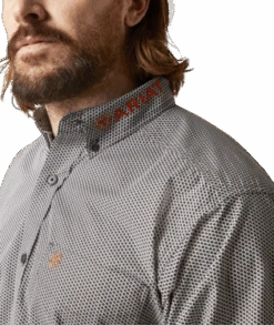 Ariat Ariat Men's Team Whitt Classic Fit Button Down Shirt -Ariat ariat ariat mens team whitt classic fit button dow 4