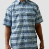 Ariat Ariat Men's Venttek Striped Short Sleeve Shirt