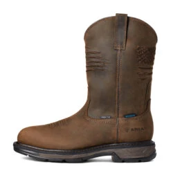 Ariat Ariat Men's WorkHog XT Patriot Waterproof Carbon Toe Work Boot -Ariat ariat ariat mens workhog xt patriot waterproof car 3