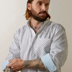 Ariat Ariat Men's Wrinkle Free Coleman Classic Fit Button Down Shirt -Ariat ariat ariat mens wrinkle free coleman classic fit 1