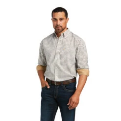 Ariat Ariat Men's Wrinkle Free Hayden Classic Fit Shirt Size 2XLT -Ariat ariat ariat mens wrinkle free hayden classic fit s 2