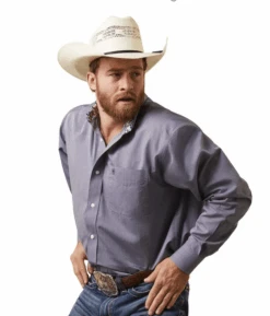 Ariat Ariat Men's Wrinkle Free Indigo Shirt